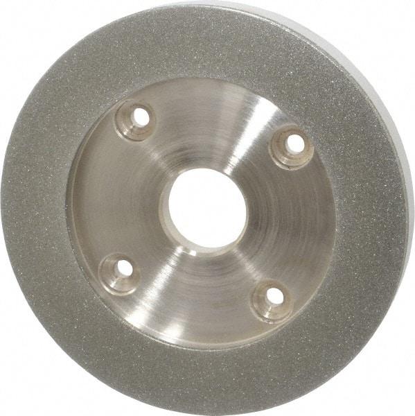 Made in USA - 6" Diam, 1-1/4" Hole Size, 3/4" Overall Thickness, 150 Grit, Tool & Cutter Grinding Wheel - Medium Grade, Diamond - Exact Tool & Supply