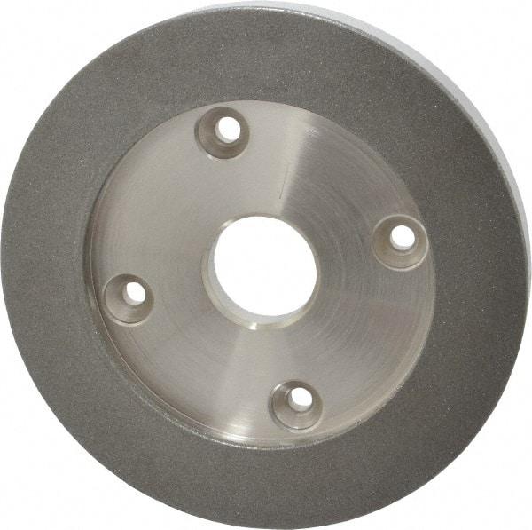 Made in USA - 6" Diam, 1-1/4" Hole Size, 3/4" Overall Thickness, 220 Grit, Tool & Cutter Grinding Wheel - Fine Grade, Diamond - Exact Tool & Supply