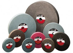 Camel Grinding Wheels - 24 Grit Aluminum Oxide Bench & Pedestal Grinding Wheel - 16" Diam x 1-1/2" Hole x 2" Thick, 1550 Max RPM, Q Hardness, Very Coarse Grade , Vitrified Bond - Exact Tool & Supply