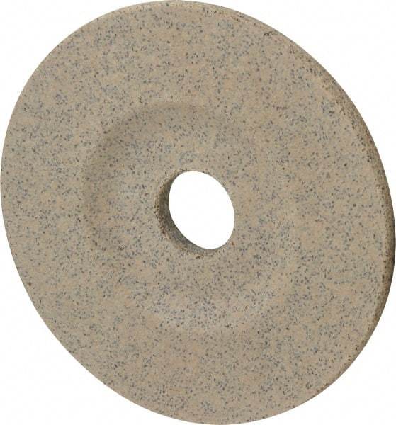 Cratex - 24 Grit, 4-1/2" Wheel Diam, 1/4" Wheel Thickness, 7/8" Arbor Hole, Type 27 Depressed Center Wheel - Aluminum Oxide, Compatible with Angle Grinder - Exact Tool & Supply