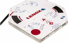 Lenox - 1/2" x 100' x 0.025" Carbon Steel Band Saw Blade Coil Stock - 18 TPI, Toothed Edge, Straight Form, Raker Set, Hard Back, Constant Pitch, Contour Cutting - Exact Tool & Supply