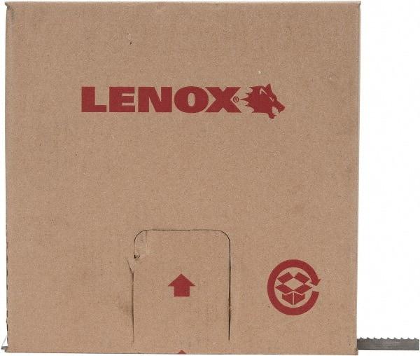 Lenox - 1/2" x 100' x 0.035" Bi-Metal Band Saw Blade Coil Stock - 4 TPI, Toothed Edge, Hook Form, Lenox Set Set, Flexible Back, Constant Pitch, Contour Cutting - Exact Tool & Supply
