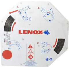Lenox - 1/2" x 100' x 0.025" Bi-Metal Band Saw Blade Coil Stock - 8 to 12 TPI, Toothed Edge, Modified Raker Set, Flexible Back, Variable Pitch, Contour Cutting - Exact Tool & Supply