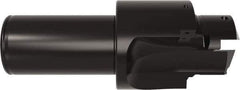 Allied Machine and Engineering - AND10050, MS 33649, SAE AS5202 Standard, 1-5/8-12, 20 Tube Dash Number, 60° Porting Angle, 1.648" Pilot Diam, 1-1/2" Shank Diam, Indexable Spade Blade Insert Porting Tool - 2 Porting Inserts, 5-7/8" Overall Length - Exact Tool & Supply