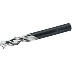 Walter-Titex - 41/64" 130° Parabolic Flute Cobalt Screw Machine Drill Bit - Bright/Oxide Finish, Right Hand Cut, 60mm Flute Length, 119mm OAL, Conical+U Point, Straight Shank - Exact Tool & Supply