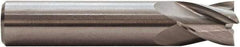 M.A. Ford - 18mm, 25mm LOC, 18mm Shank Diam, 76mm OAL, 4 Flute, Solid Carbide Square End Mill - Single End, Uncoated, 30° Helix, Centercutting, Right Hand Cut, Right Hand Flute, Series 163 - Exact Tool & Supply