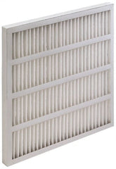 Value Collection - 25 x 25 x 3/4", MERV 8, 35 to 45% Efficiency, Wireless Pleated Air Filter - Exact Tool & Supply