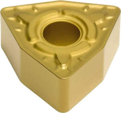 Sumitomo - WNMG333 EGE Grade AC820P Carbide Turning Insert - Al2O3 Finish, 80° Trigon, 3/8" Inscr Circle, 3/16" Thick, 3/64" Corner Radius - Exact Tool & Supply