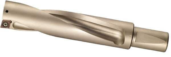 Sumitomo - 89mm Max Drill Depth, 4xD, 21.5mm Diam, Indexable Insert Drill - 2 Inserts, 25mm Shank Diam, Straight Shank - Exact Tool & Supply