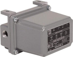 Square D - 4 NEMA Rated, DPST-DB, Float Switch Pressure and Level Switch - 575 VAC, Line-Load-Load-Line Terminal - Exact Tool & Supply