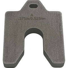 Maudlin Products - Metal Shim Stock Type: Slotted Shim Material: Stainless Steel - Exact Tool & Supply