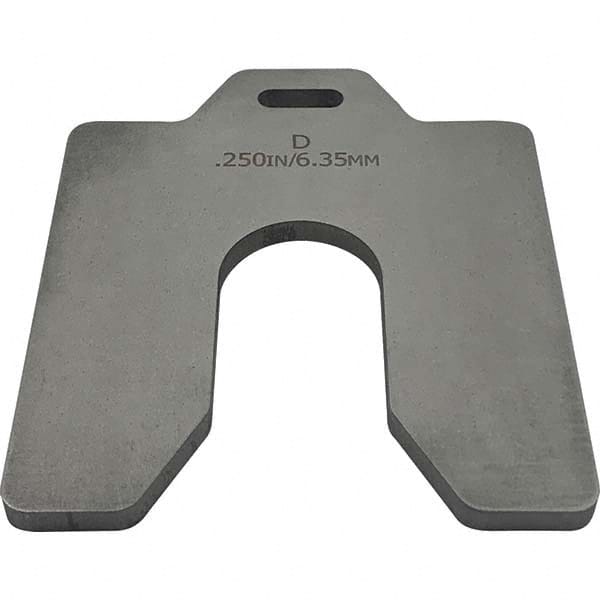 Maudlin Products - Metal Shim Stock Type: Slotted Shim Material: Stainless Steel - Exact Tool & Supply