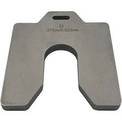 Maudlin Products - Metal Shim Stock Type: Slotted Shim Material: Stainless Steel - Exact Tool & Supply