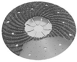 Value Collection - 7" Diam, 7/8" Hole, 100 Grit Silicon Carbide Fiber Disc - Exact Tool & Supply