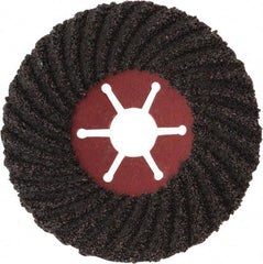 Value Collection - 4-1/2" Diam 7/8" Hole 24 Grit Fiber Disc - Very Coarse Grade, Aluminum Oxide, 12,000 Max RPM - Exact Tool & Supply