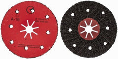 Value Collection - 7" Diam 7/8" Hole 16 Grit Fiber Disc - Very Coarse Grade, Aluminum Oxide, 8,000 Max RPM - Exact Tool & Supply