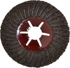 Value Collection - 4-1/2" Diam 7/8" Hole 24 Grit Fiber Disc - Very Coarse Grade, Silicon Carbide, 12,000 Max RPM - Exact Tool & Supply
