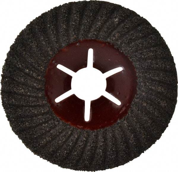 Value Collection - 4-1/2" Diam 7/8" Hole 36 Grit Fiber Disc - Very Coarse Grade, Silicon Carbide, 13,300 Max RPM - Exact Tool & Supply