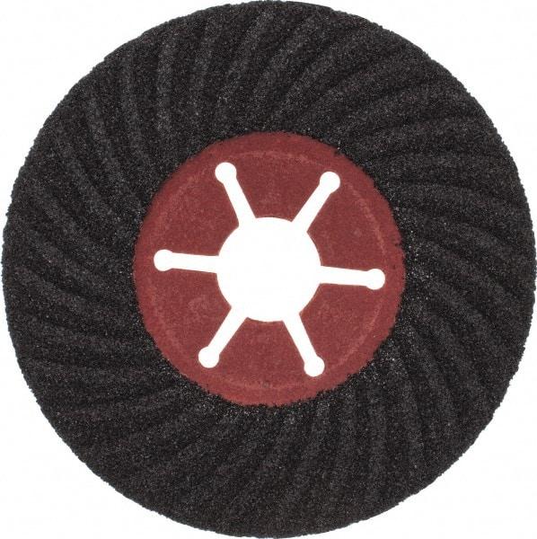 Value Collection - 4-1/2" Diam 7/8" Hole 50 Grit Fiber Disc - Coarse Grade, Silicon Carbide, 13,300 Max RPM - Exact Tool & Supply