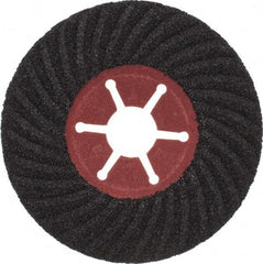 Value Collection - 4-1/2" Diam 7/8" Hole 50 Grit Fiber Disc - Coarse Grade, Silicon Carbide, 13,300 Max RPM - Exact Tool & Supply