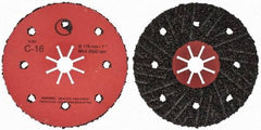 Value Collection - 7" Diam 7/8" Hole 16 Grit Fiber Disc - Very Coarse Grade, Silicon Carbide, 8,000 Max RPM - Exact Tool & Supply