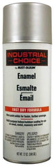 Rust-Oleum - Dull Aluminum, Enamel Spray Paint - 8 to 12 Sq Ft per Can, 12 oz Container - Exact Tool & Supply