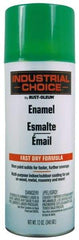 Rust-Oleum - Fluorescent Green, Gloss, Enamel Spray Paint - 8 to 12 Sq Ft per Can, 12 oz Container - Exact Tool & Supply