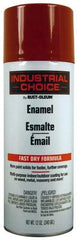 Rust-Oleum - Banner Red, Gloss, Enamel Spray Paint - 8 to 12 Sq Ft per Can, 16 oz Container, Use on Drums, Equipment & Color Coding, Furniture, Ladders, Lockers, Motors, Stenciling, Tools - Exact Tool & Supply