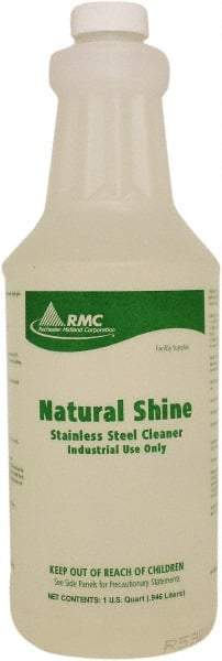 Rochester Midland Corporation - 1 Quart Liquid Metal Cleaner - Mild Scent, Bottle - Exact Tool & Supply