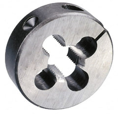 Cle-Line - #8-36 UNF High Speed Steel Round Adjustable Die - Exact Tool & Supply
