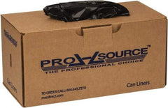 PRO-SOURCE - 1.55 mil Thick, Heavy-Duty Trash Bags - 39" Wide x 46" High, Black - Exact Tool & Supply