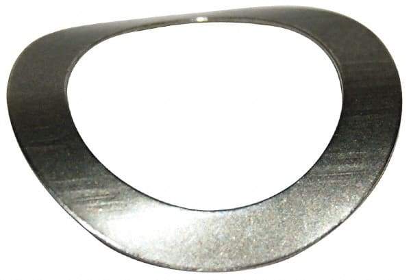 Gardner Spring - 1/2" Bolt, 0.525" ID, Grade 1074 Steel, Curved Disc Spring - 0.98" OD, 0.164" High, 0.014" Thick - Exact Tool & Supply