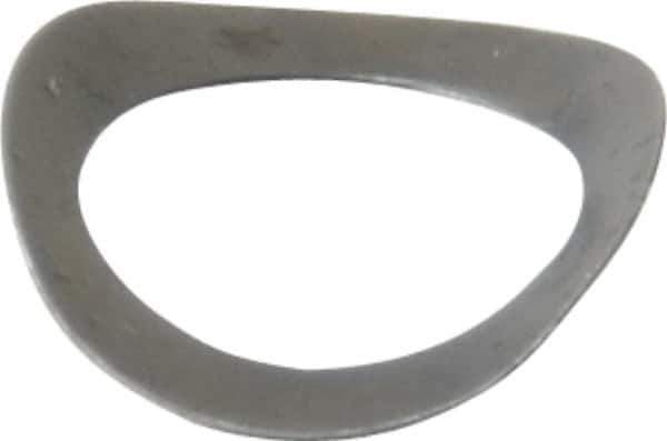 Gardner Spring - 1/4" Bolt, 0.269" ID, Grade 1074 Steel, Curved Disc Spring - 0.423" OD, 0.07" High, 0.007" Thick - Exact Tool & Supply