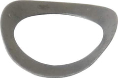 Gardner Spring - 1/4" Bolt, 0.269" ID, Grade 1074 Steel, Curved Disc Spring - 0.423" OD, 0.07" High, 0.007" Thick - Exact Tool & Supply