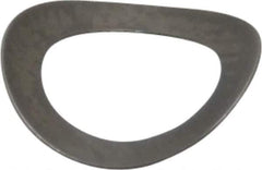 Gardner Spring - #10 Bolt, 0.203" ID, Grade 301 Stainless Steel, Curved Disc Spring - 0.322" OD, 0.053" High, 0.005" Thick - Exact Tool & Supply