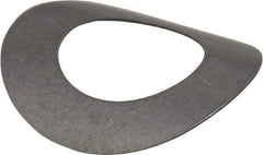 Gardner Spring - 1/4" Bolt, 0.265" ID, Grade 301 Stainless Steel, Curved Disc Spring - 0.49" OD, 0.091" High, 0.008" Thick - Exact Tool & Supply