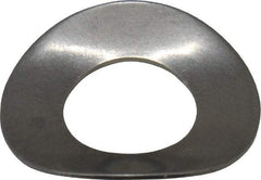 Gardner Spring - 1/4" Bolt, 0.265" ID, Grade 301 Stainless Steel, Curved Disc Spring - 0.551" OD, 0.06" High, 0.015" Thick - Exact Tool & Supply