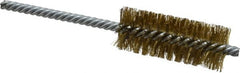 Made in USA - 15/16" Diam Helical Brass Tube Brush - Exact Tool & Supply