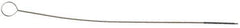 PRO-SOURCE - 4-1/2" Long x 1/2" Diam Horsehair Bristle Brush - Single Spiral, 42" OAL, 0.005" Filament Diam, 0.142" Shank Diam - Exact Tool & Supply