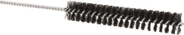 PRO-SOURCE - 4-1/2" Long x 3/4" Diam Nylon Bristle Brush - Single Spiral, 42" OAL, 0.01" Filament Diam, 0.142" Shank Diam - Exact Tool & Supply