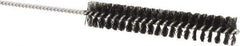 PRO-SOURCE - 4-1/2" Long x 3/4" Diam Nylon Bristle Brush - Single Spiral, 42" OAL, 0.01" Filament Diam, 0.142" Shank Diam - Exact Tool & Supply