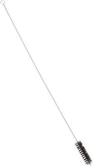 PRO-SOURCE - 4-1/2" Long x 1-1/4" Diam Nylon Bristle Brush - Single Spiral, 42" OAL, 0.01" Filament Diam, 0.142" Shank Diam - Exact Tool & Supply