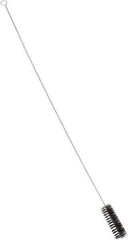 PRO-SOURCE - 4-1/2" Long x 1-1/2" Diam Nylon Bristle Brush - Single Spiral, 40-1/2" OAL, 0.01" Filament Diam, 0.205" Shank Diam - Exact Tool & Supply