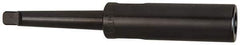 Collis Tool - MT1 Inside Morse Taper, MT2 Outside Morse Taper, Extension Morse Taper to Morse Taper - 8-3/16" OAL, Steel - Exact Tool & Supply