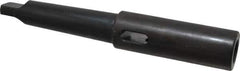 Collis Tool - MT2 Inside Morse Taper, MT3 Outside Morse Taper, Extension Morse Taper to Morse Taper - 7-9/16" OAL, Steel - Exact Tool & Supply