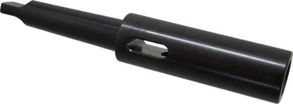Collis Tool - MT3 Inside Morse Taper, MT3 Outside Morse Taper, Extension Morse Taper to Morse Taper - 8-1/2" OAL, Steel - Exact Tool & Supply