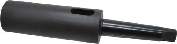 Collis Tool - MT4 Inside Morse Taper, MT3 Outside Morse Taper, Extension Morse Taper to Morse Taper - 9-7/16" OAL, Steel - Exact Tool & Supply