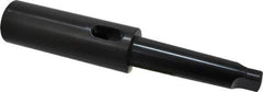 Collis Tool - MT4 Inside Morse Taper, MT4 Outside Morse Taper, Extension Morse Taper to Morse Taper - 10-7/16" OAL, Steel - Exact Tool & Supply