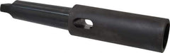 Collis Tool - MT5 Inside Morse Taper, MT5 Outside Morse Taper, Extension Morse Taper to Morse Taper - 13-1/16" OAL, Steel - Exact Tool & Supply
