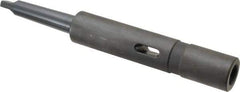 Collis Tool - MT2 Inside Morse Taper, MT2 Outside Morse Taper, Extension Morse Taper to Morse Taper - 9-3/16" OAL, Steel - Exact Tool & Supply